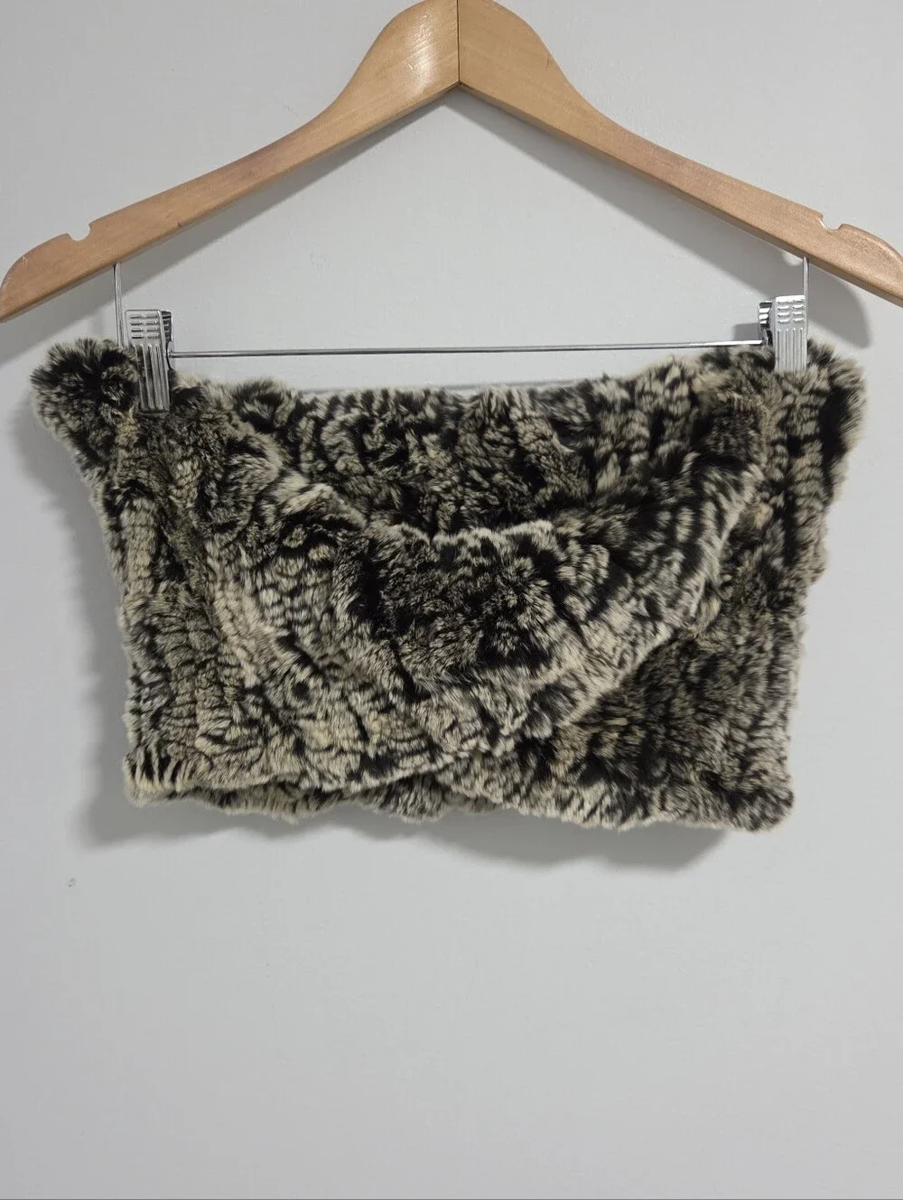 Saks Fifth Avenue Rabbit Fur Scarf
